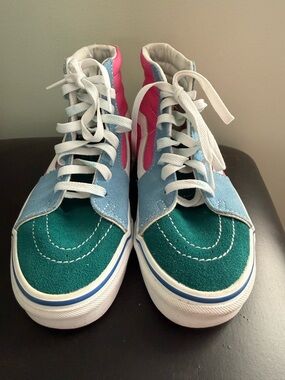 Unisex | Multicolor Vans | Hi-Top | Like New